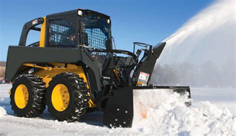 skid steer snow blower front mount